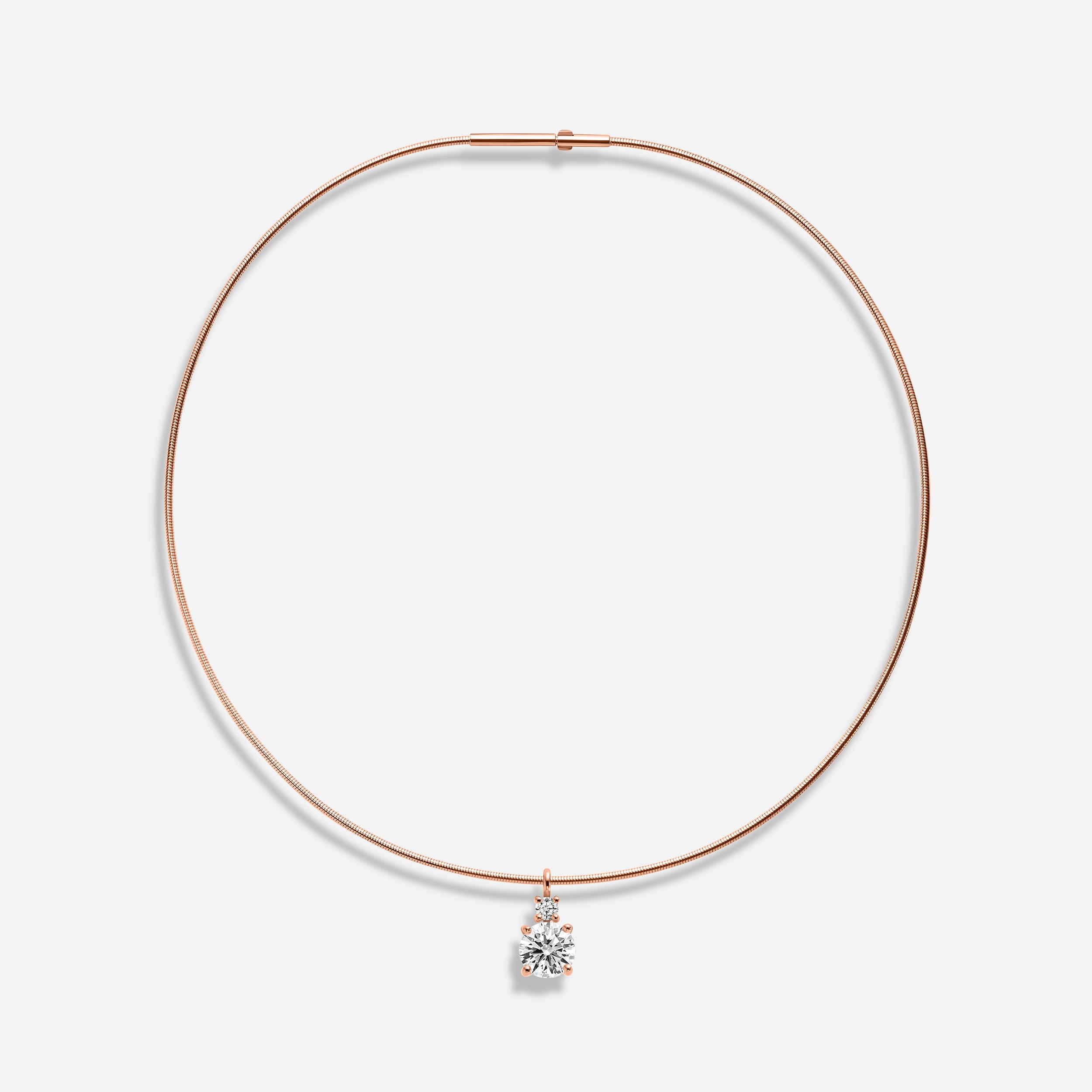 18k GOLD 2 STONES