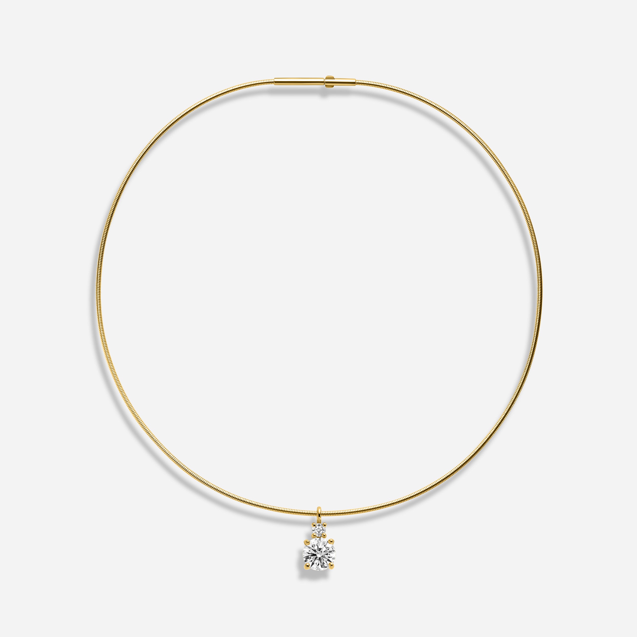 18k GOLD 2 STONES