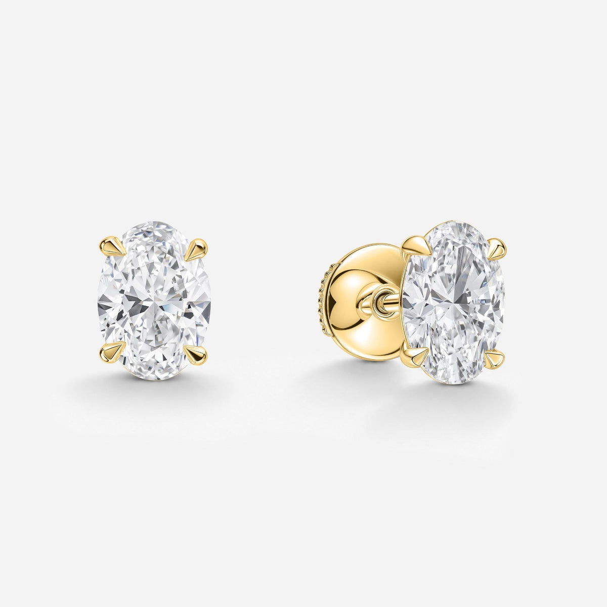 OVAL SHAPE EARRINGS